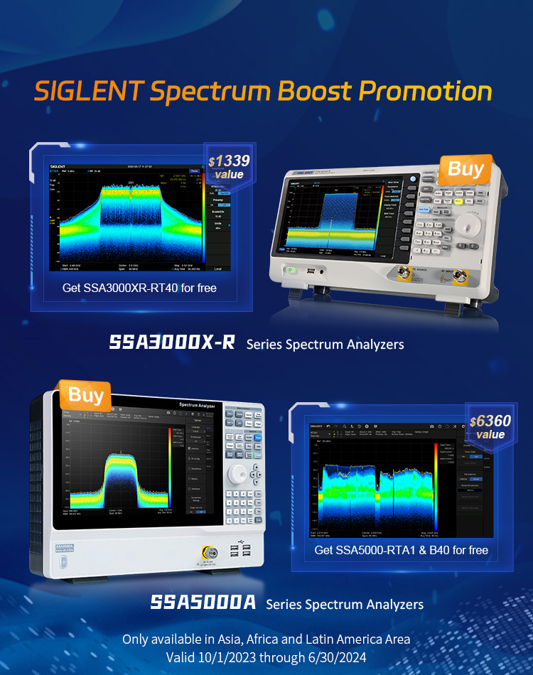 SIGLENT Spectrum Boost Promotion