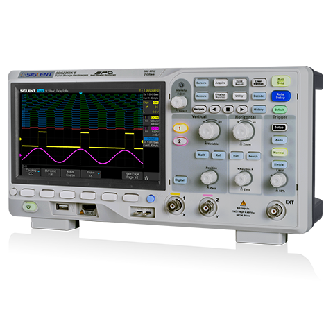 Osciloscopio digital - 2GSa/s  SDS1000CNL Series - Siglent Technologies  Co., Ltd - de sobremesa / de 2 vías / con pantalla LCD