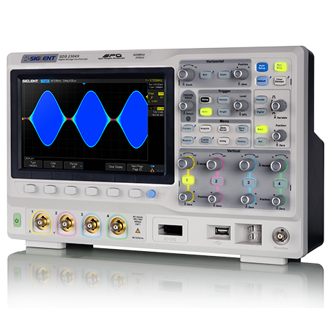 Osciloscopio digital - 2GSa/s  SDS1000CNL Series - Siglent Technologies  Co., Ltd - de sobremesa / de 2 vías / con pantalla LCD